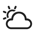 Weather Partly Cloudy Day SVG Icon